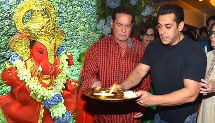দাদা সেলিমের আমল থেকেই গণেশপূজার চল সালমানের বাড়িতে
